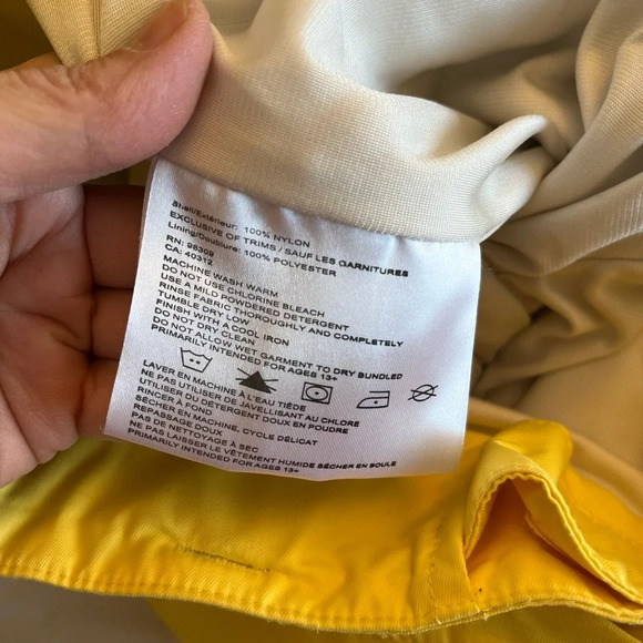 BONFIRE Snowboard pants. Yellow, size small - Picture 6 of 13